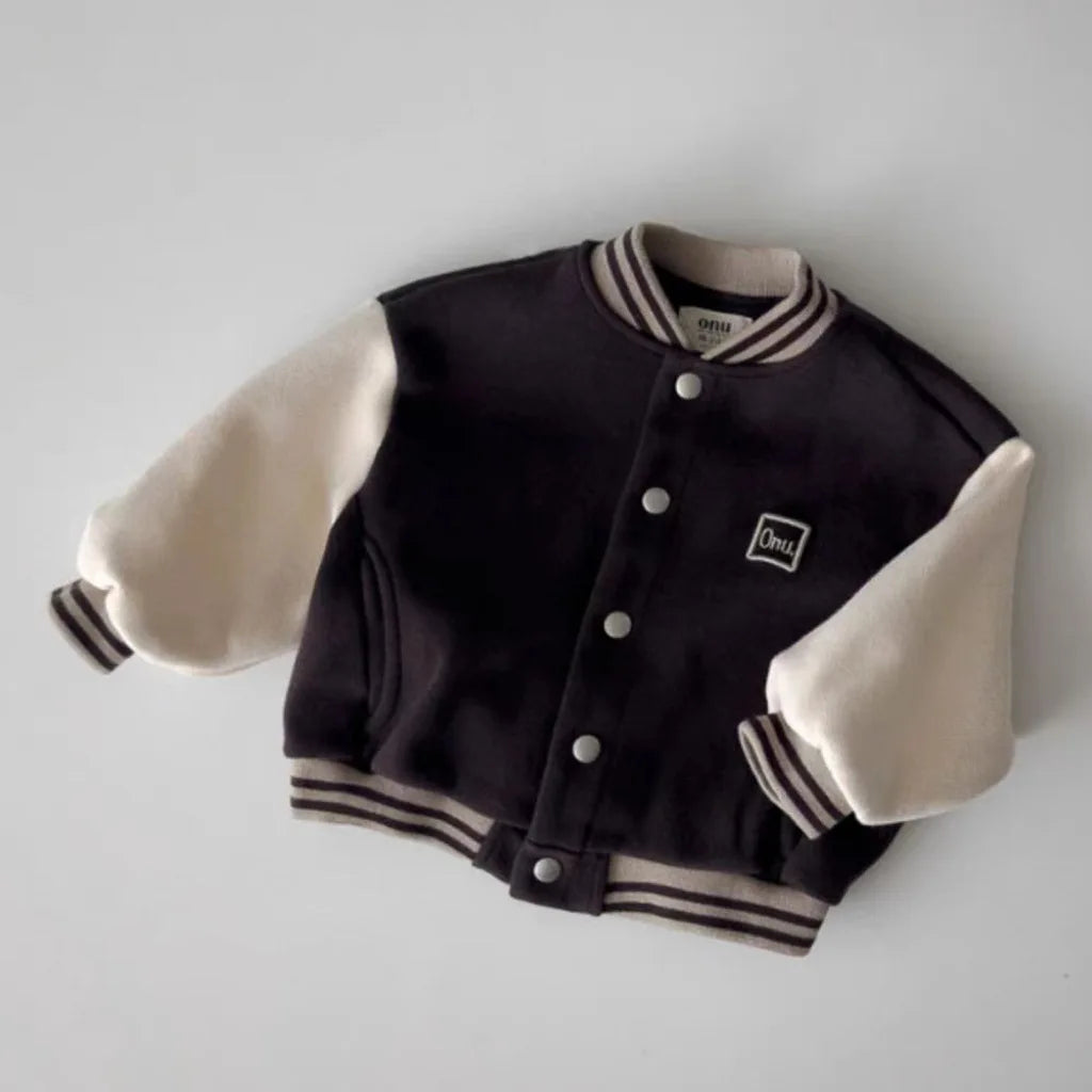 Baby Boys Baseball Uniform Jacket Infant Girl Casual Coat Toddler Children Clothes