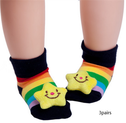 Cute Baby Animal Doll Baby Three-dimensional Socks