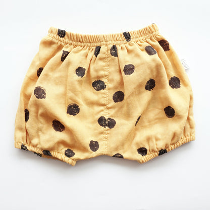 Cute Printed Cotton Gauze Shorts Baby Bloomers