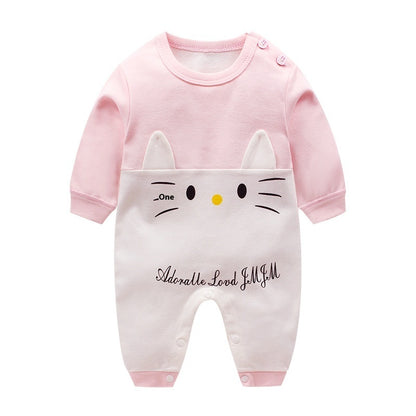 Autumn Clothing Pure Cotton Baby Rompers Pajamas