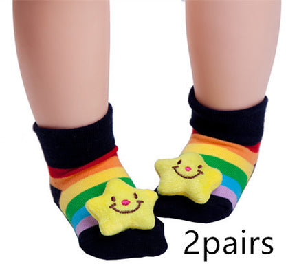 Cute Baby Animal Doll Baby Three-dimensional Socks