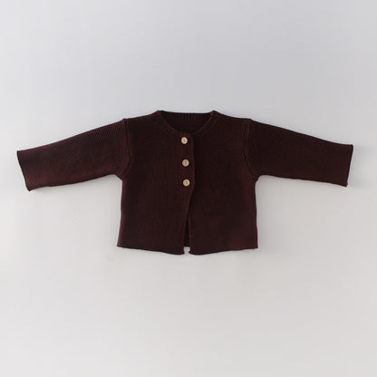 Infant Boys And Girls Baby Knitted Coat