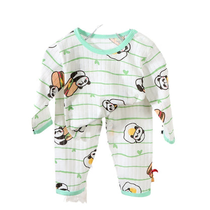 Summer Baby Cotton Home Wear Children's Pajama Set