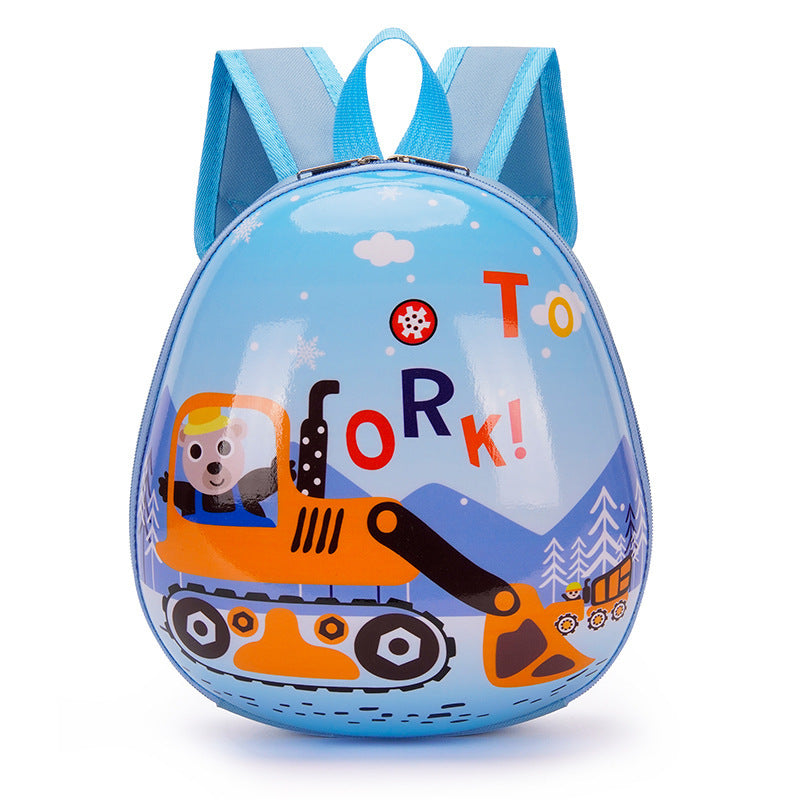 Children's Schoolbag Kindergarten Boys And Girls 3-6 Years Old Baby Small Class Cartoon Cute Princess Lightweight Egg Shell Small Backpack