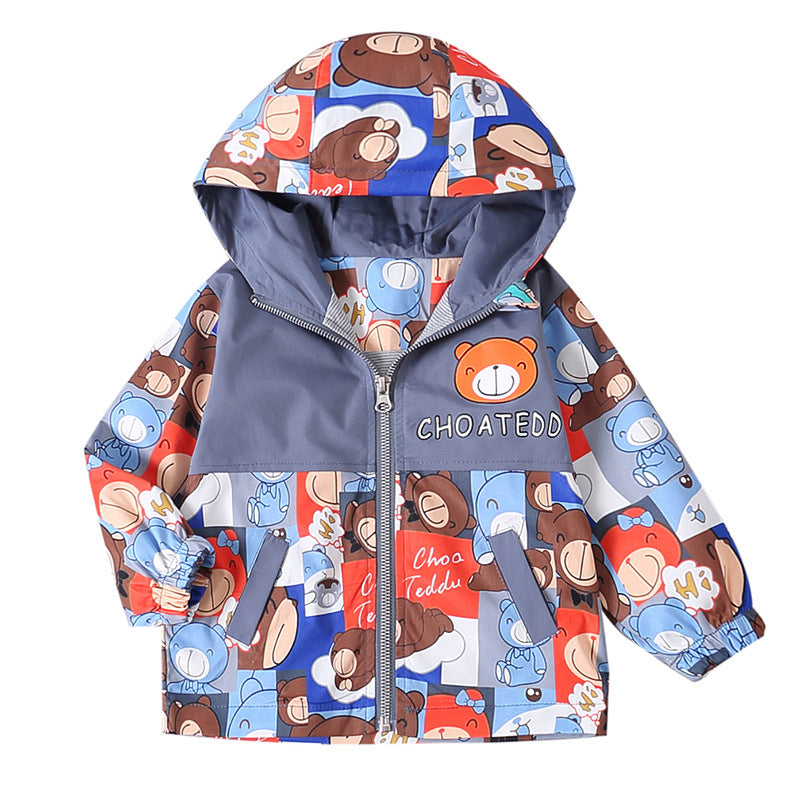 Boys And Girls Korean Style Trendy Small And Medium Children's Jackets Baby Autumn Clothes