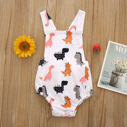 Fashion Printed Baby One-piece Triangle Romper
