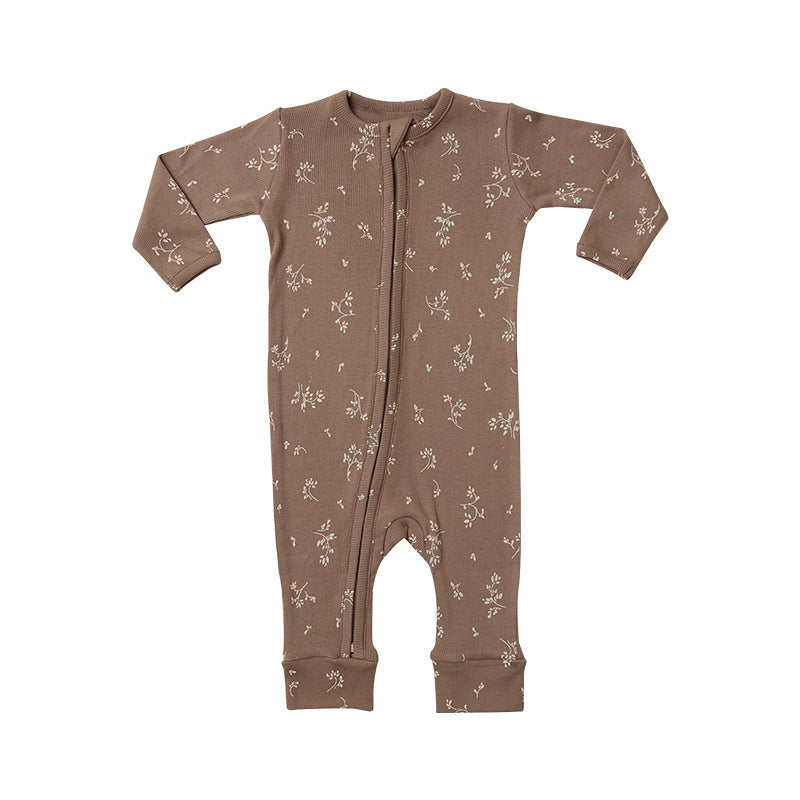 Baby Jumpsuit Cotton Long Sleeve Butt Wrap