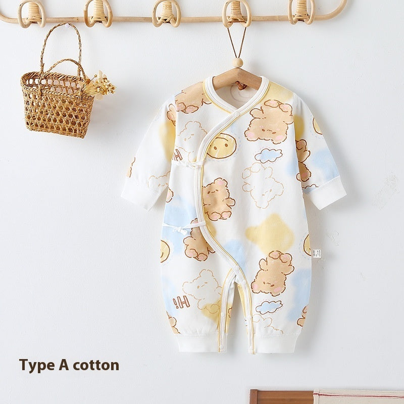 Pure Cotton Boneless Baby Jumpsuit 0-6 Months Romper