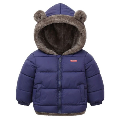 Boy's Cotton-padded Winter Jacket, Children's Cotton-padded Jacket, Double-sided Wear