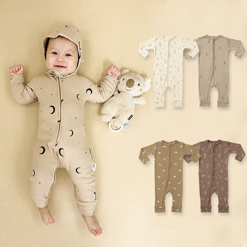 Baby Jumpsuit Cotton Long Sleeve Butt Wrap